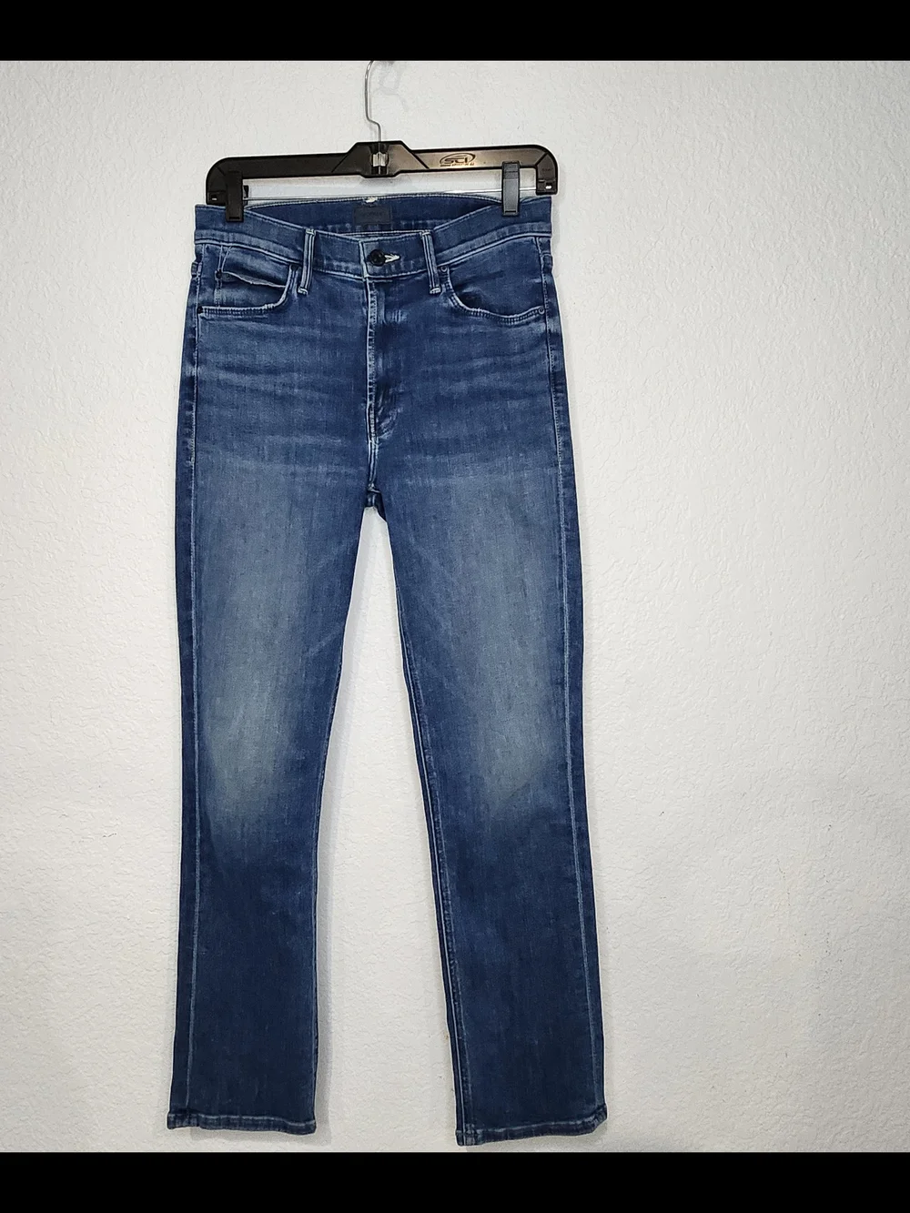 MOTHER Dazzler  Wome's Medium Blue Slim Straight Jeans